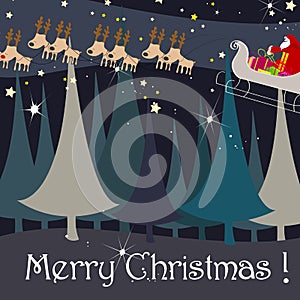 Cute Christmas greeting card