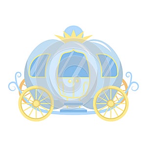 Cute Cinderella princess carriage clipart