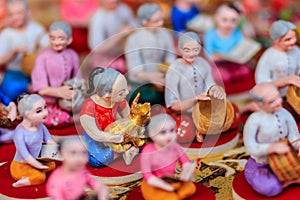 Cute Clay Dolls of Thai Culture