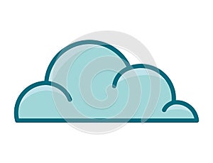 cute cloud icon