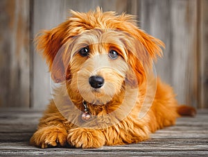 a cute cockerpoo dog