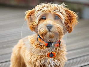 a cute cockerpoo dog