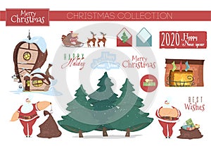 Cute Collection of Icons and Clip Art Elements