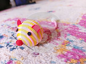 The Cute Colorful Pet Toy Mouse for Kitty Cats