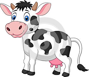 Cute cow cartoon