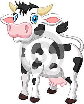 Cute cow cartoon