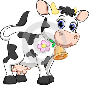 Cute cow cartoon