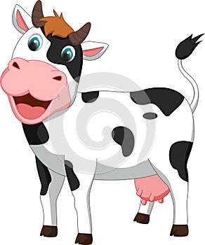 Cute cow cartoon