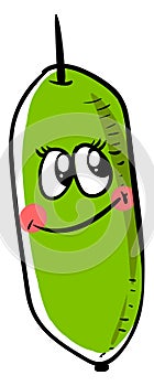 Cute curuba, illustration, vector