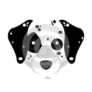 Cute dalmatian avatar dog