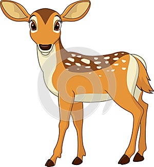 Cute deer cartoon