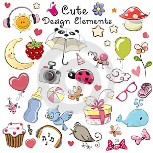 Cute design elements