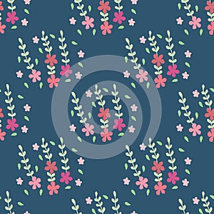 Cute design of flower pattern photo