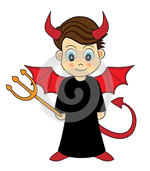 Cute Devil Boy