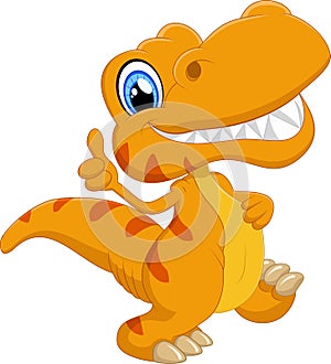 Cute dinosaur cartoon