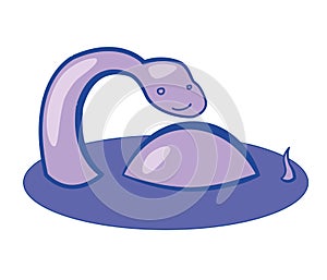 Cute dinosaur vector colorful and funny computer graphic