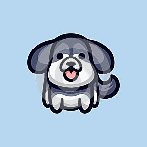 Cute Dog Mascot Cartoon Animal illustration Vector Design Character