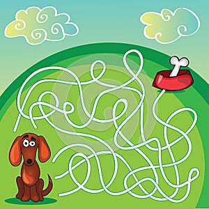 Cute Dog's Maze Game photo