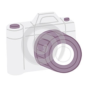 cute doodle photo camera