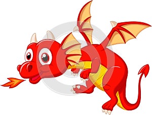 Cute dragon cartoon