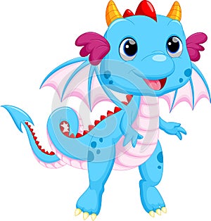 Cute dragon cartoon