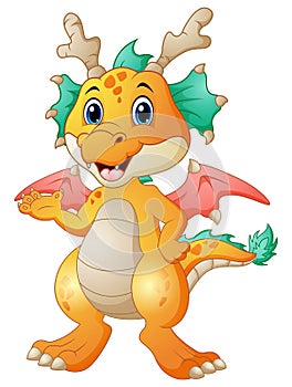 Cute dragon cartoon