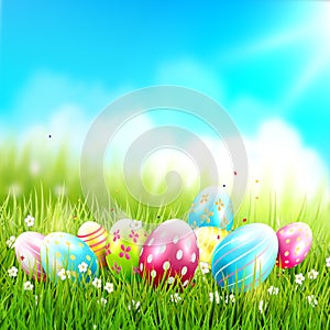 Cute Easter background