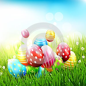 Cute Easter background