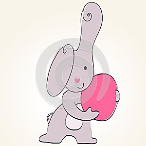 Cute Easter bunny