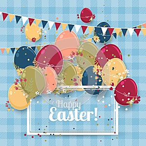 Cute Easter greeting card