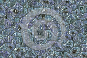 Design optic wire crystal pattern computer graphic texture or background illustration