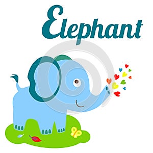 A cute elephant