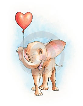 Lindo un elefante globo 