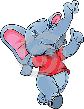 Cute elephant cartoon