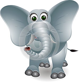 Cute elephant cartoon