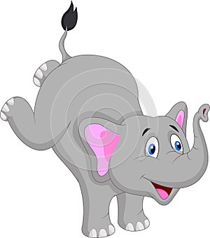 Cute elephant cartoon