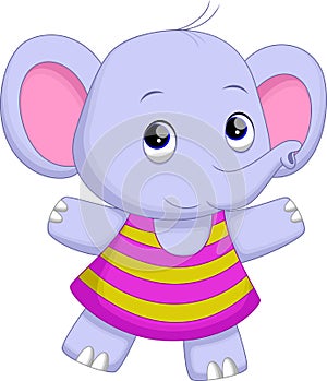 Cute elephant cartoon