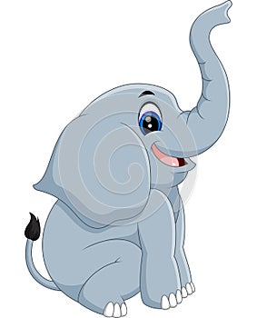 Cute elephant cartoon