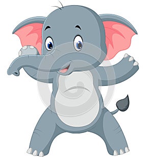 Cute elephant cartoon