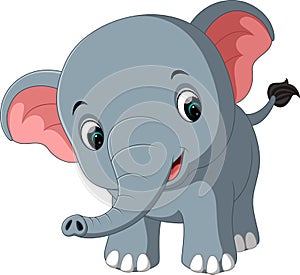 Cute elephant cartoon