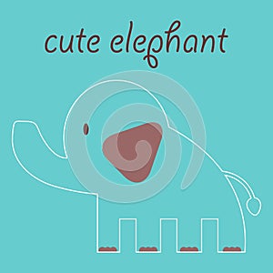 Cute elephant