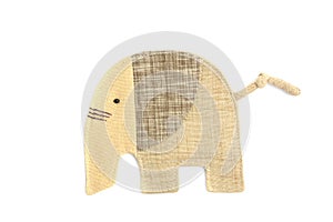 Cute elephant sew by cloth