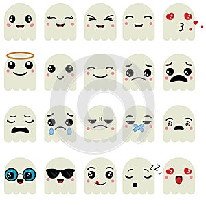 Cute emoticons set