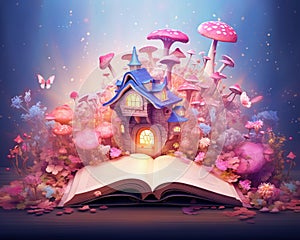 cute fantasy book for children story book.