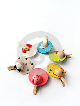 Cute farm animal pegs