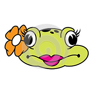 Cute Female Frog