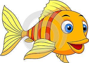 Cute fish cartoon