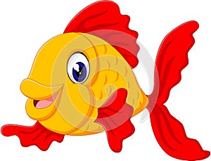 Cute fish cartoon