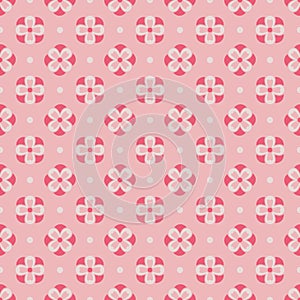 Cute floral seamless pattern. illustration