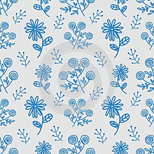 cute florals seamless design